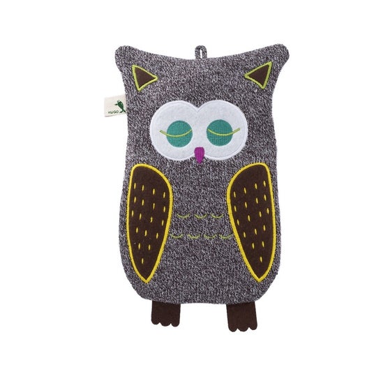 Hugo Frosch Botella de agua caliente para niños Eco Owl 0,8l