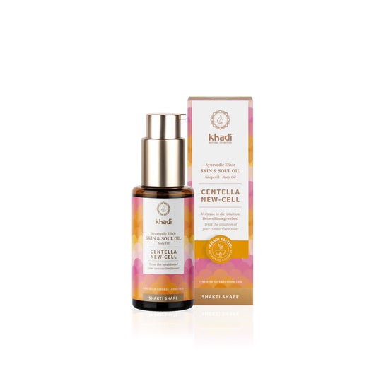Khadi Aceite Elixir Ayurveda Centella Elasticidad 50ml