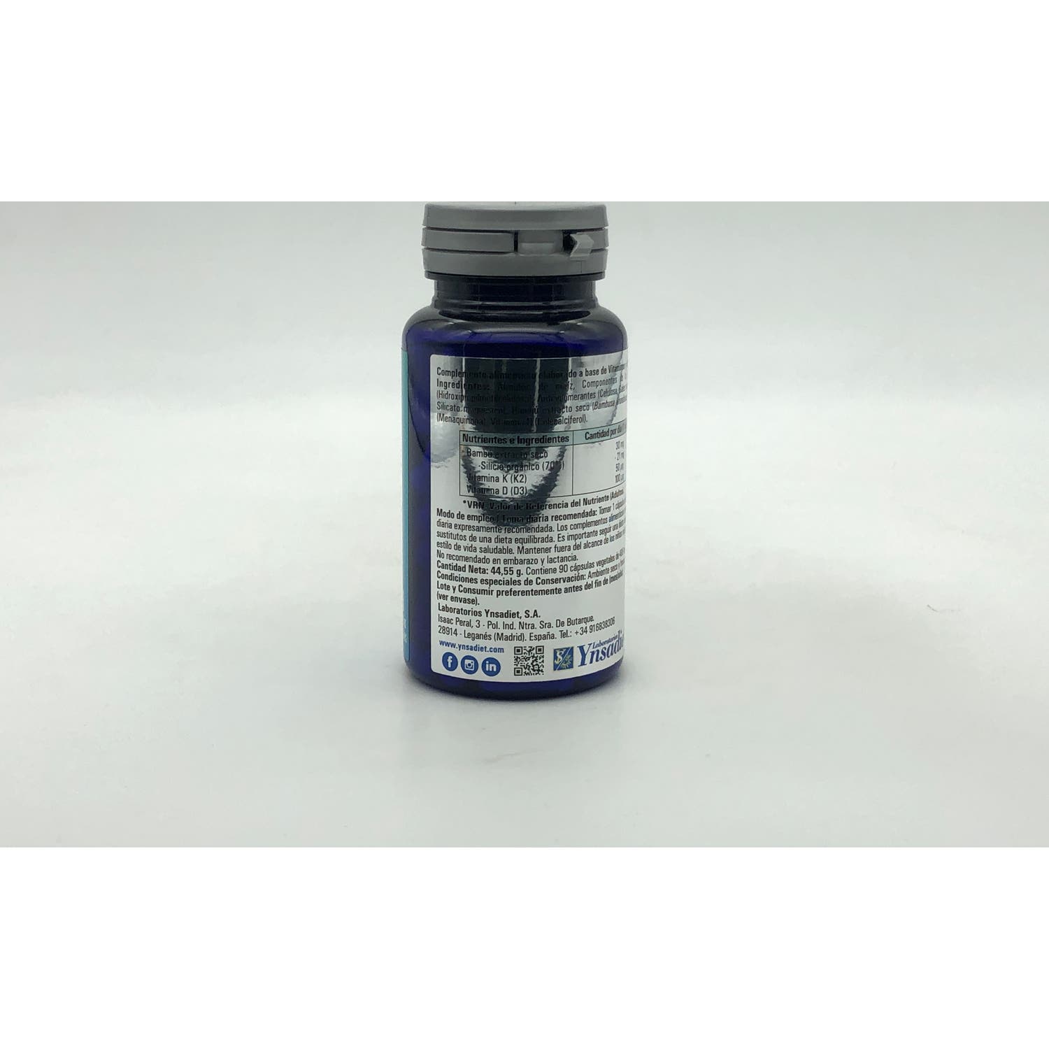 Vitaminas y Minerales Vitaminas D3 + K2 + Silicio Orgánico 90vcaps