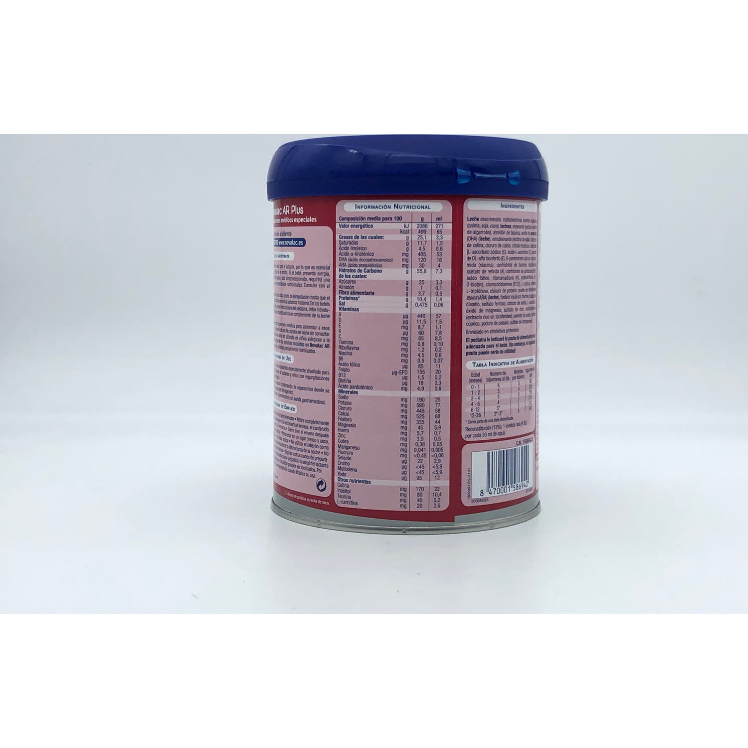 Novalac AR Plus Leche 0-36m 800g
