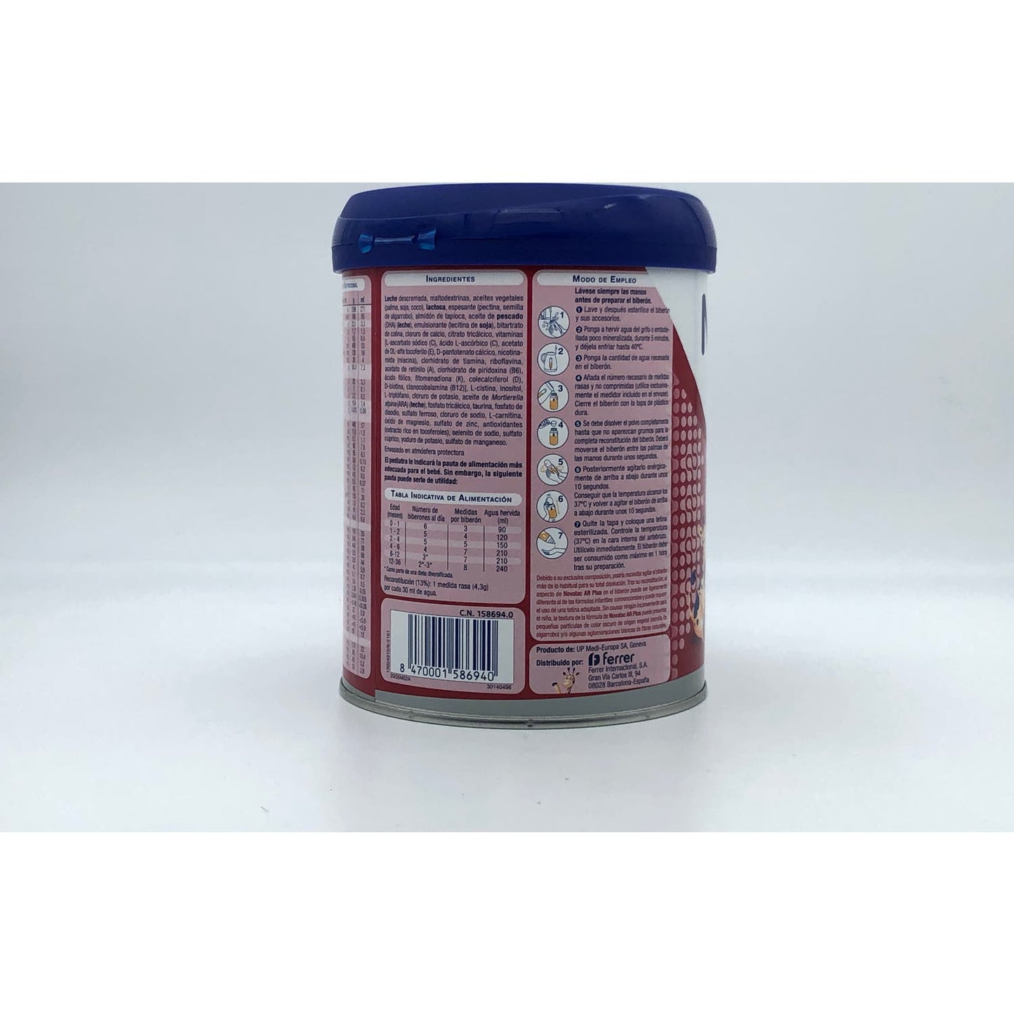 Novalac AR Plus Leche 0-36m 800g