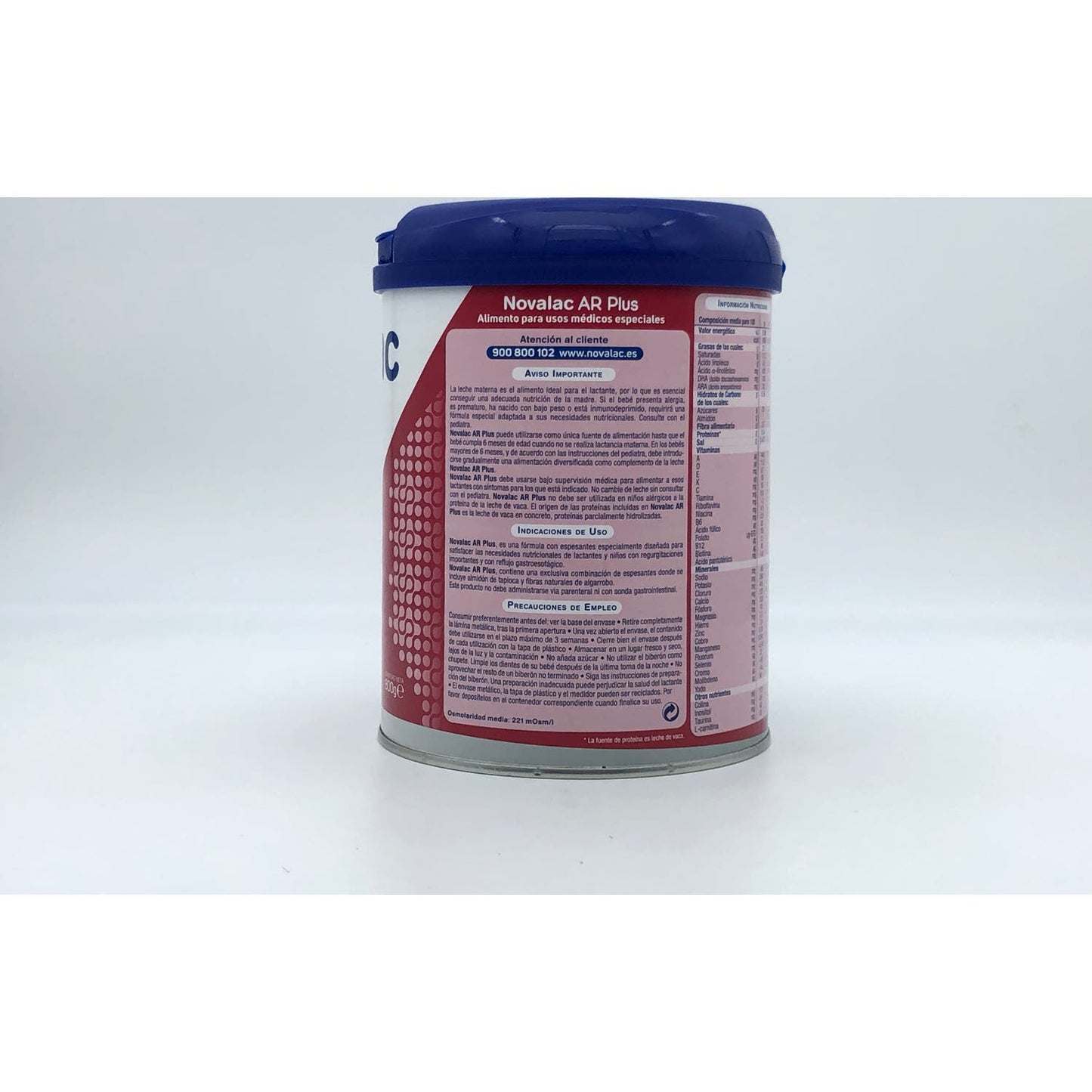 Novalac AR Plus Leche 0-36m 800g
