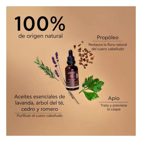 Apivita Aceite Anticaspa Seca/grasa Calmante 50ml