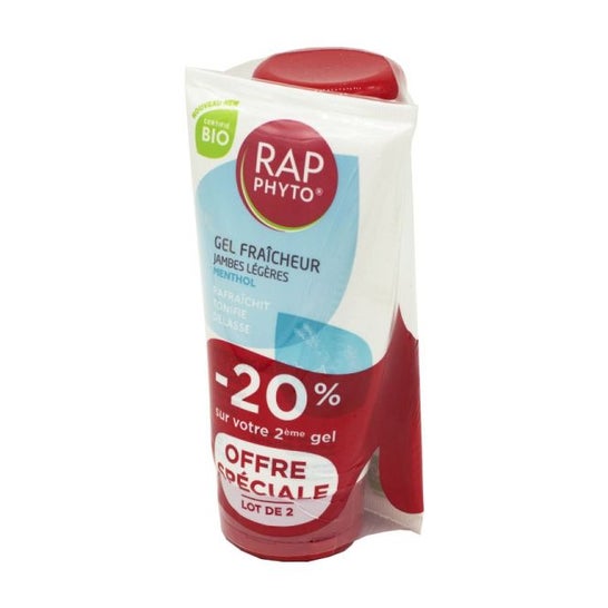 Rap Phyto Gel Fresco Pierna Ligera Bio Mentol 2x150ml