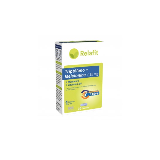 Relafit Triptófano + Melatonina 1,95 mg 30 caps