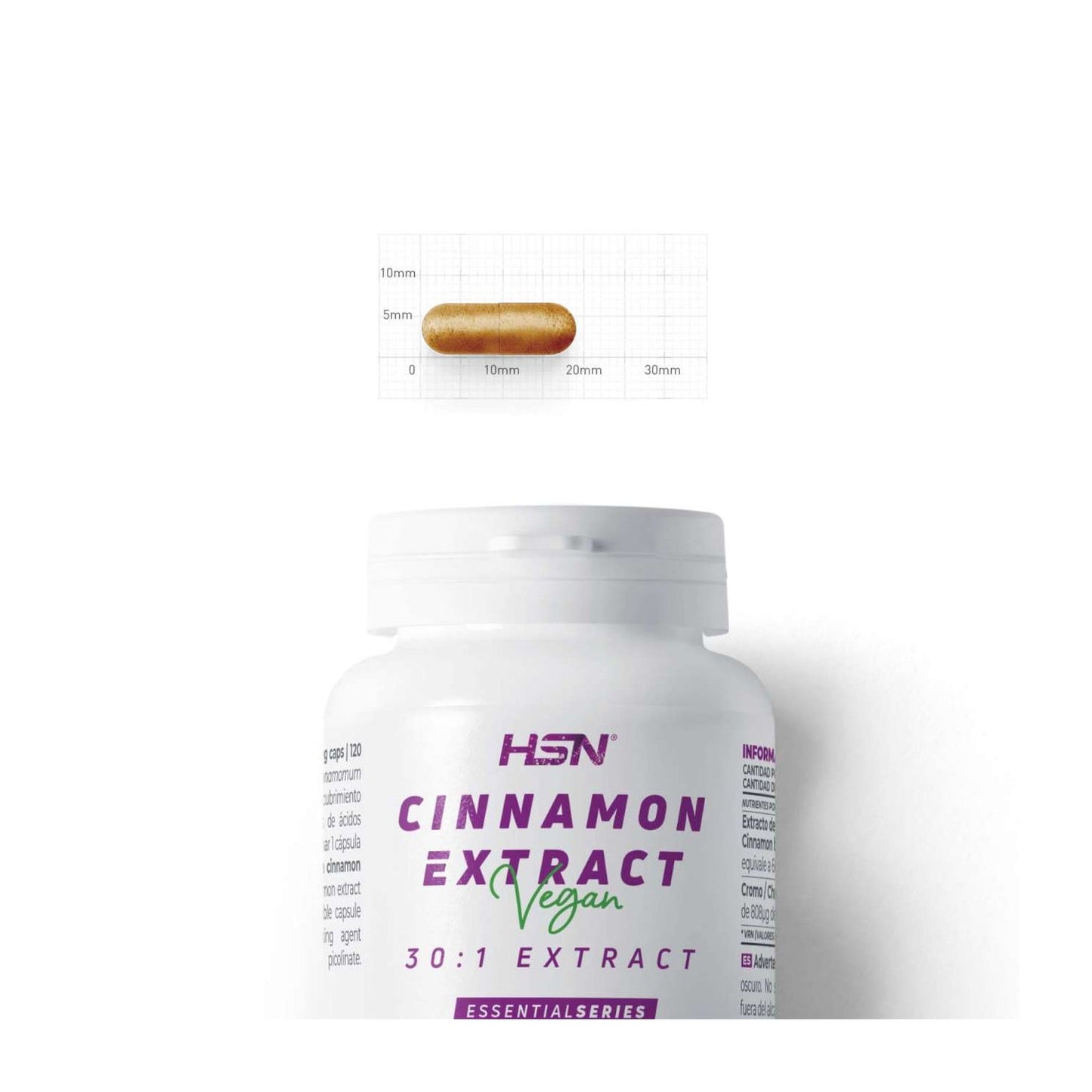 HSN Extracto de Canela 30:1 200mg 120vcaps