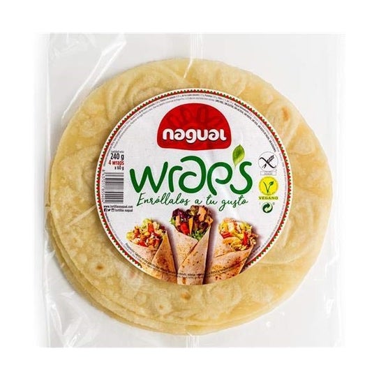 Nagual Wraps sin Gluten 240g