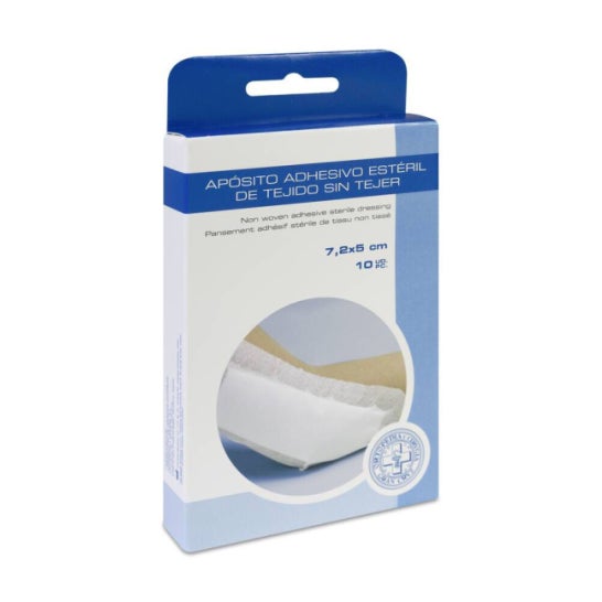 Gran Cruz Apósitos Adhesivos Tejido sin Tejer 7,2x5 cm 10 uds