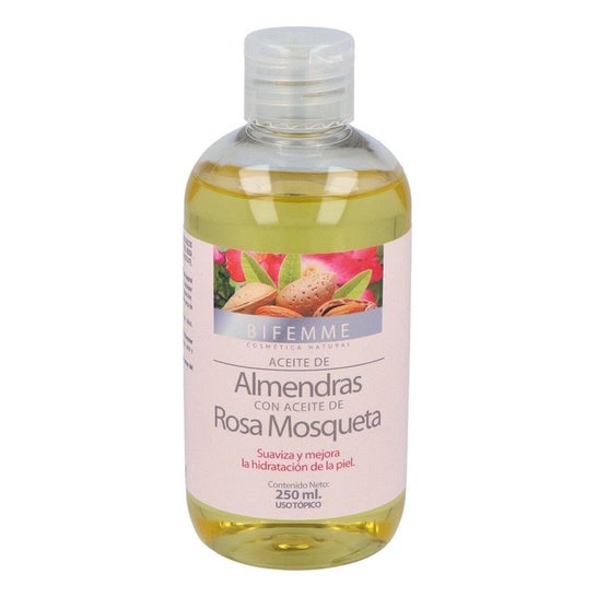 Bifemme Aceite de Almendras Dulces con Rosa Mosqueta 250 ml