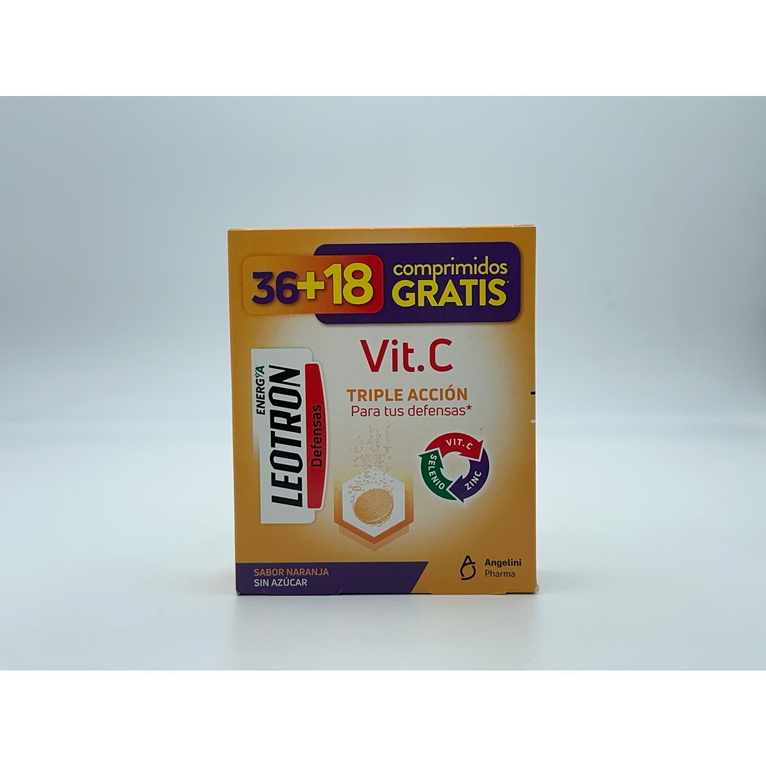 Leotron Vitamina C Naranja 36comp + 18comp