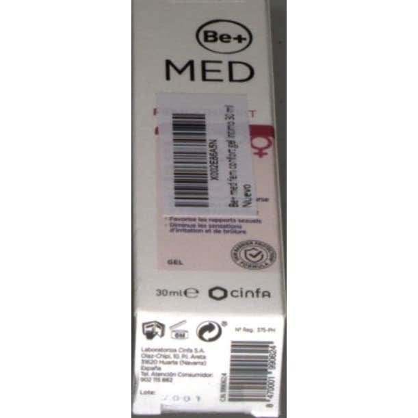 Be+ Gel Hidratante Vaginal Interno 30ml