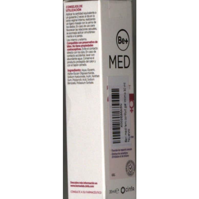 Be+ Gel Hidratante Vaginal Interno 30ml