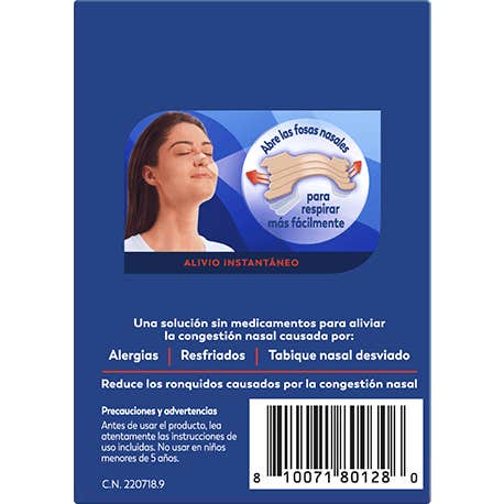 Breathe Right Tiras Nasales Extra Fuertes 8uds