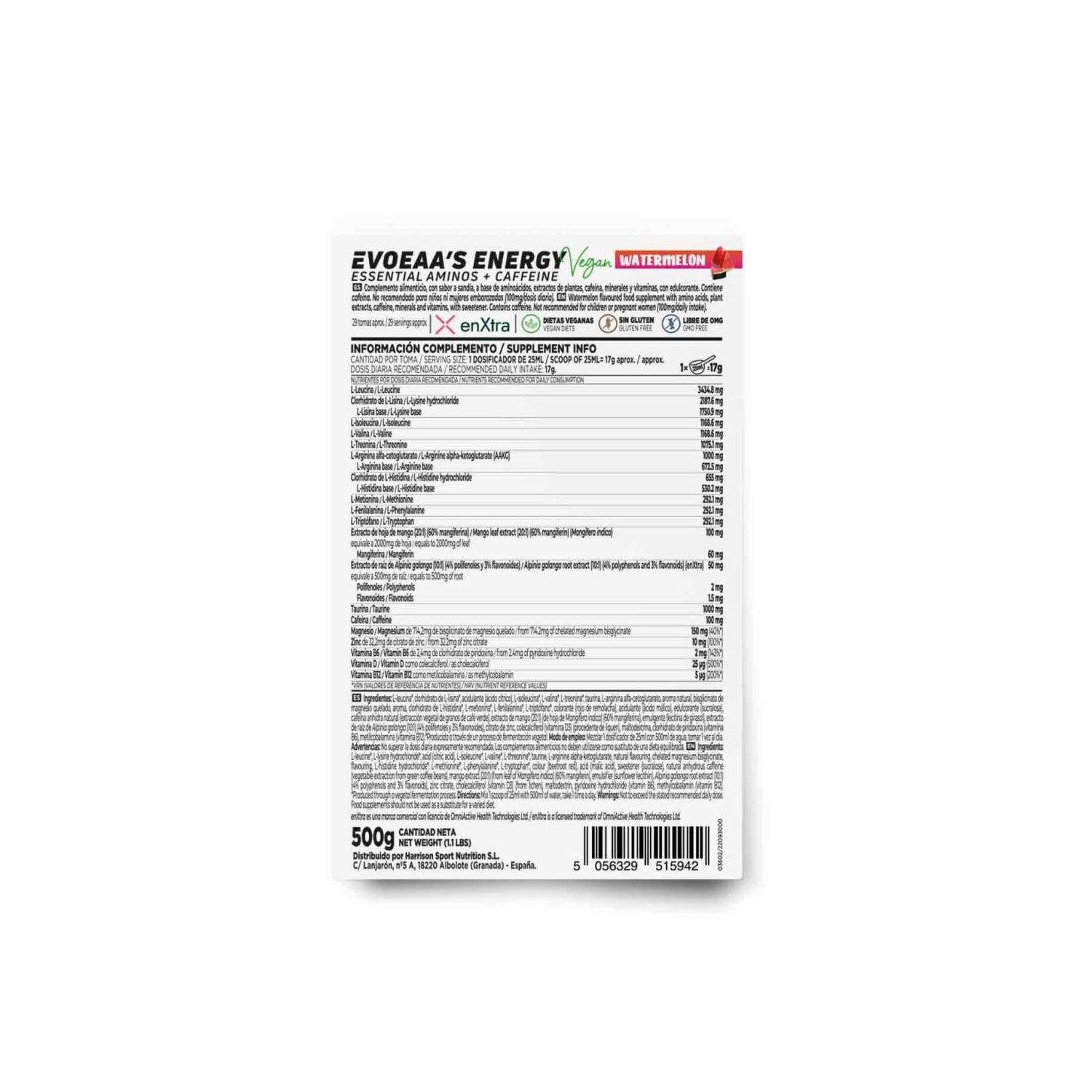 HSN Evoeaa's Energy Sandía 500g