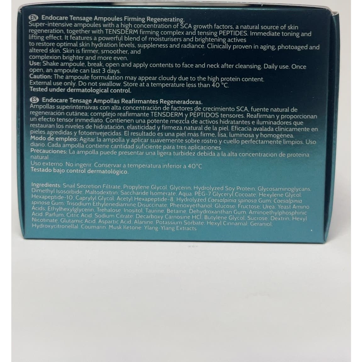 Endocare Tensage Ampollas 20x2ml