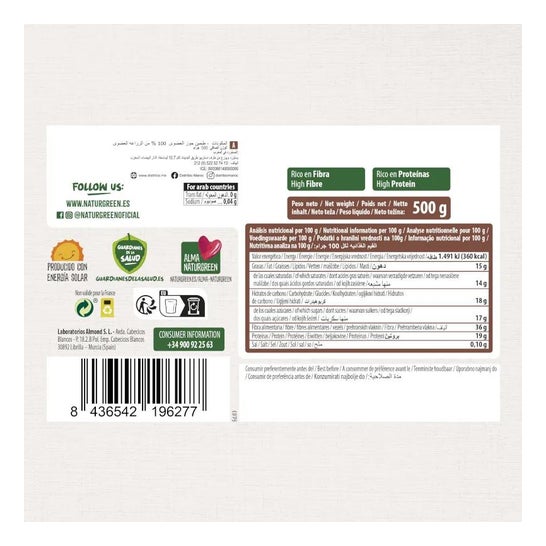 Naturgreen Harina de Coco Ecológica 500 g