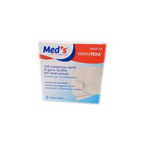 Med's Gasa 12/8 10x10cm 100uds