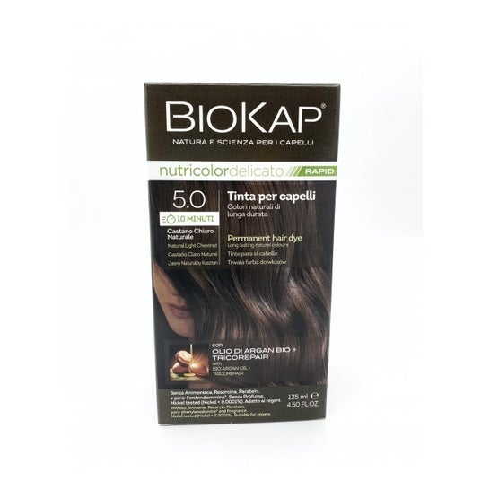 Biokap Rapid Tinte Nro 5.0 Castaño Claro Natural 140 ml