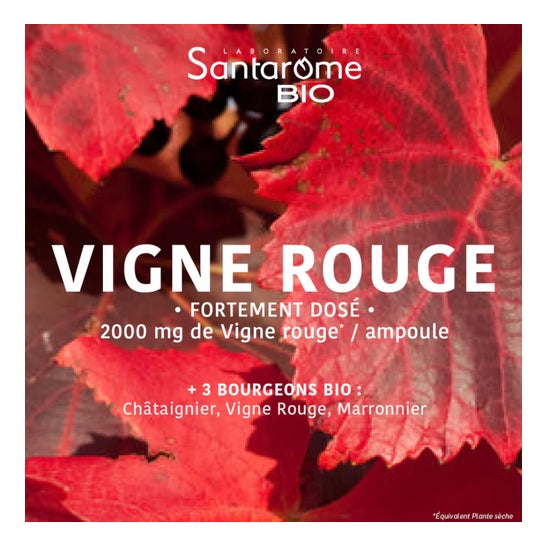 Santarome Vid Roja Bio Retorno Venoso 20 Ampollas