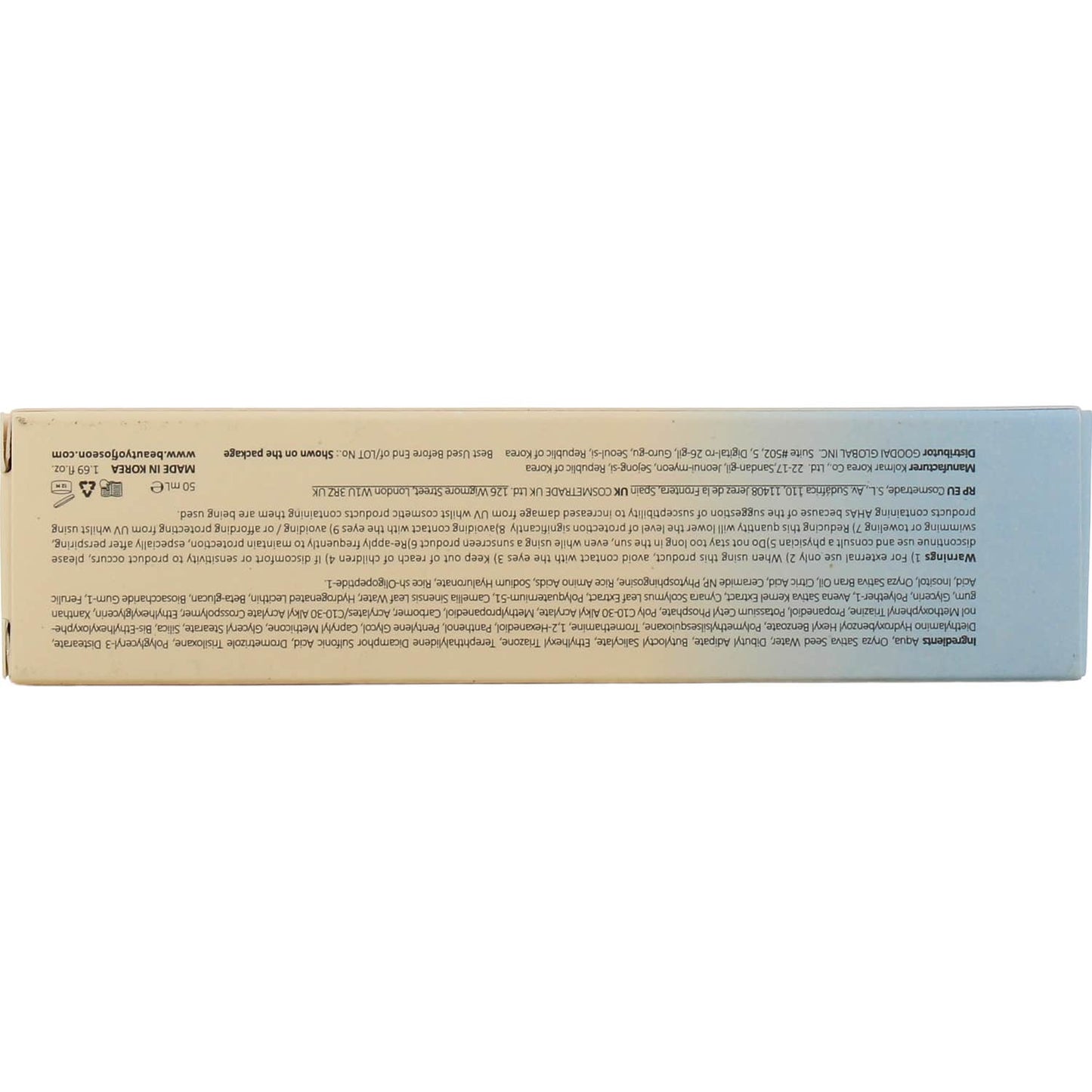 Beauty of Joseon Relief Sun Aqua Fresh Rice + B5 Spf50++++ 50ml