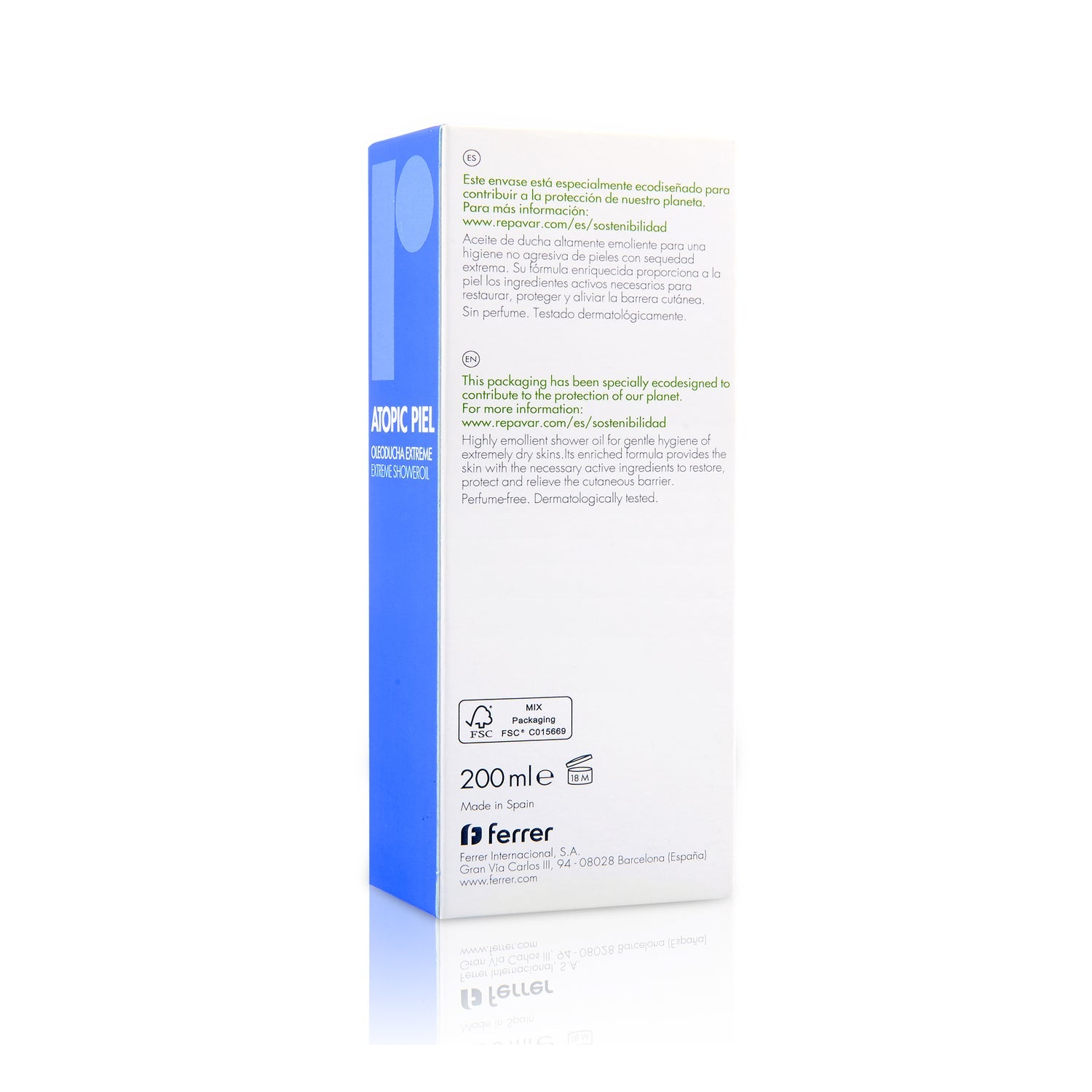 Repavar Atopic Piel Oleoducha Extreme 200ml