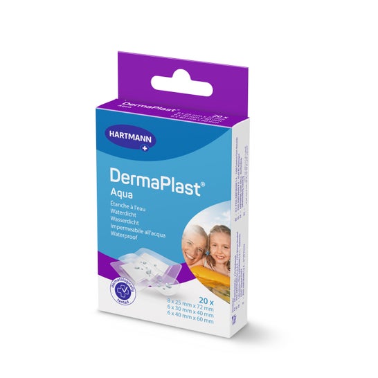Dermaplast Aqua Apósito Adhesivo Precortado 3 Tallas 20 uds