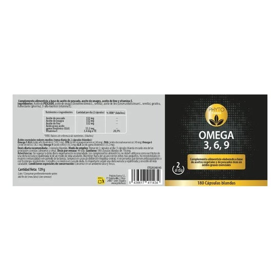 Phytofarma Omega 3 6 9 180caps