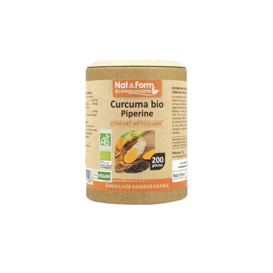 Nat&Form Eco Curcum/Pip Bio Gel200
