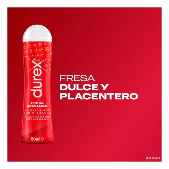 Durex Lubricante Sabor Fresa 50ml
