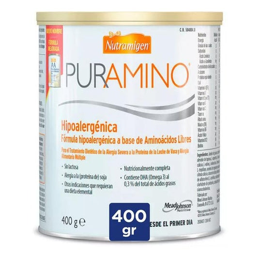 Nutramigen Puramino Fórmula Hipoalergénica 400g