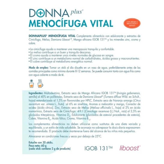 DonnaPlus+ Menocifuga Vital 30 Sticks