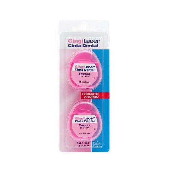 Lacer GingiLacer Cinta Dental Encías con Cera 2x50m