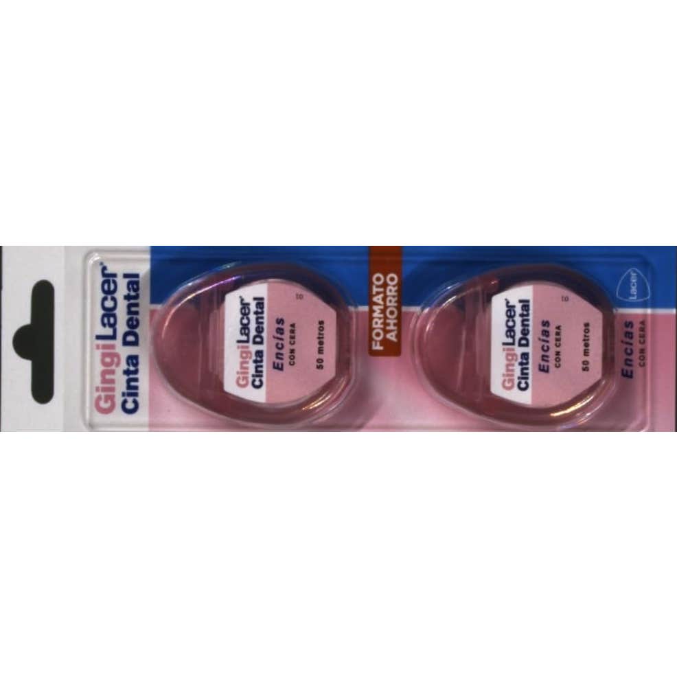 Lacer GingiLacer Cinta Dental Encías con Cera 2x50m