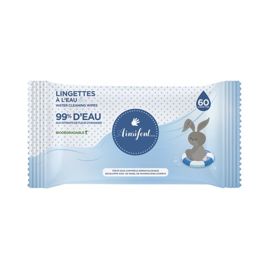 Ainsifont Toallitas de Agua 60uds