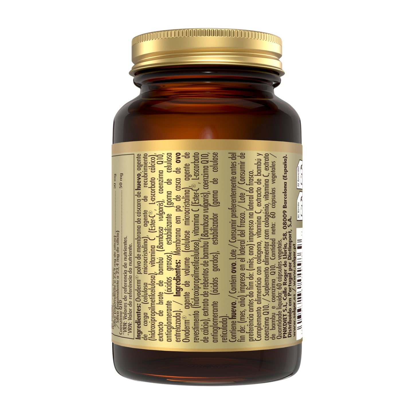 Solgar Colágeno Vegetariano Ovoderm® 60 caps