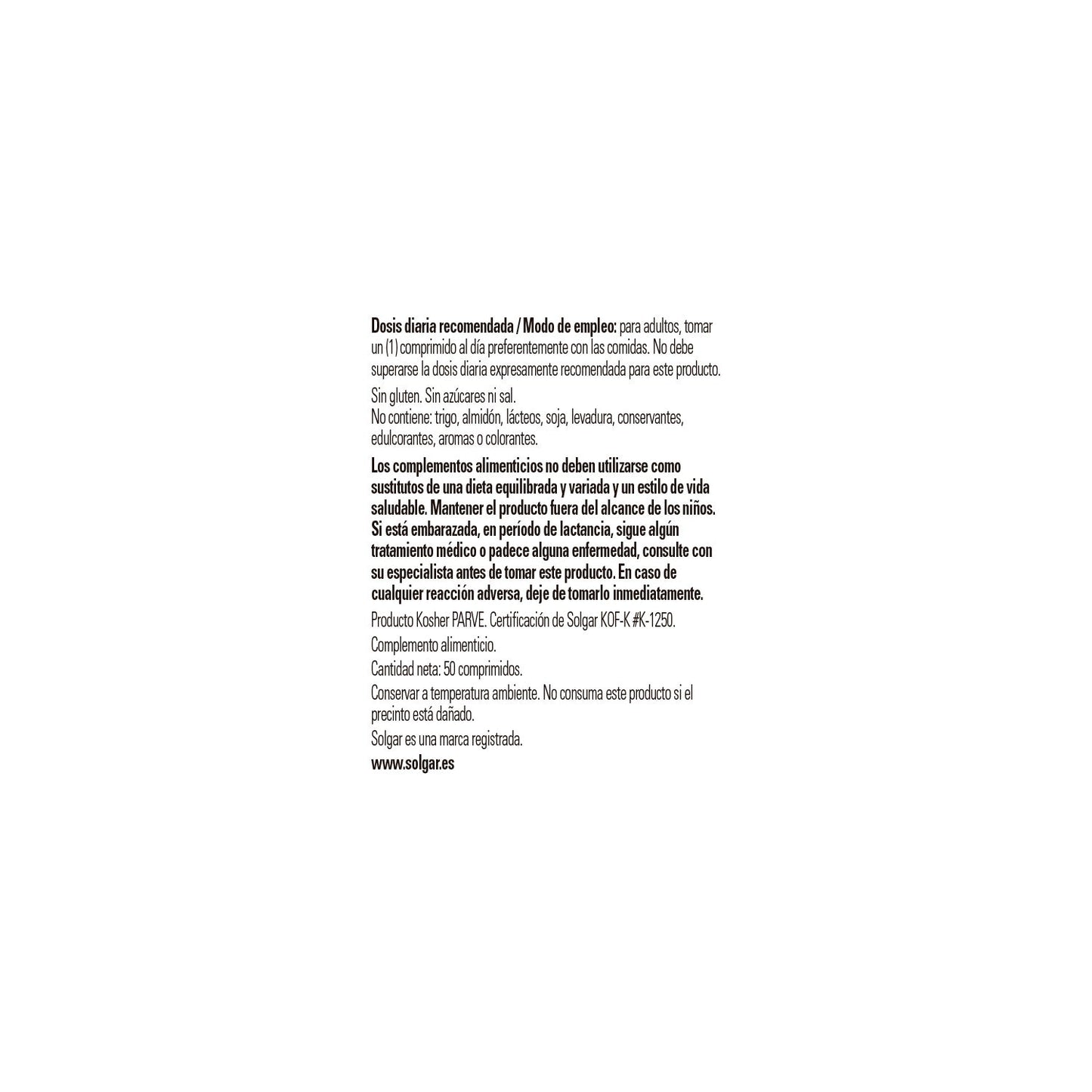 Solgar Selenio 200mcg 50comp