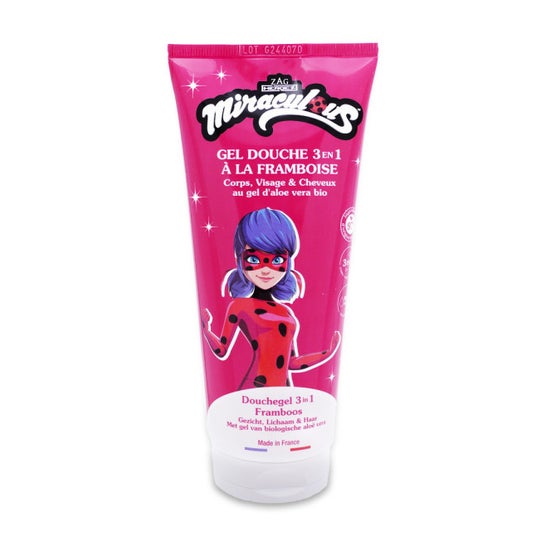 Le Comptoir Du Bain Miraculous Gel Douche 3 En 1 Framboise 200 ml