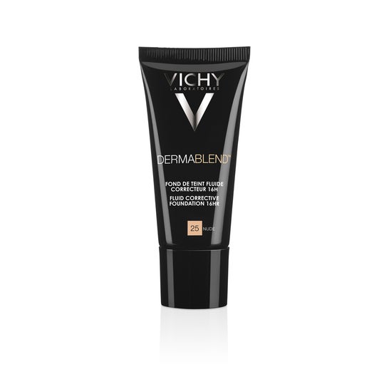 Vichy Dermablend Base de Maquillaje Fluido Corrector 16h 25 Nude 30 ml