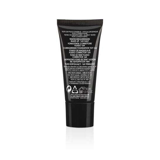 Vichy Dermablend Base de Maquillaje Fluido Corrector 16h 25 Nude 30 ml
