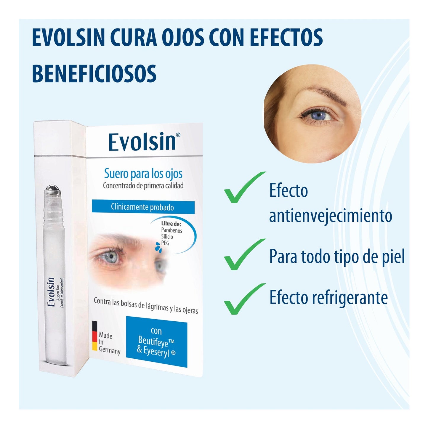 Evolsin Suero para los Ojos 10ml