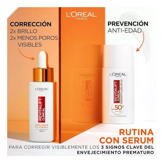 L'Oréal Revitalift Clinical Hidratante Fluido Anti-Uv SPF50+ 50ml