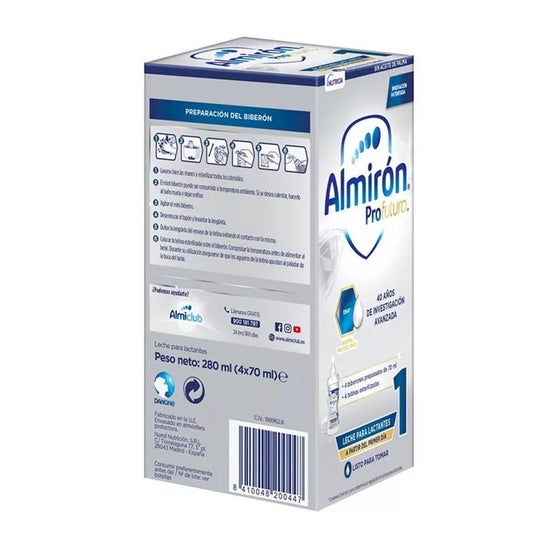 Almirón Profutura 1 Minibiberones Preparados 4x70ml