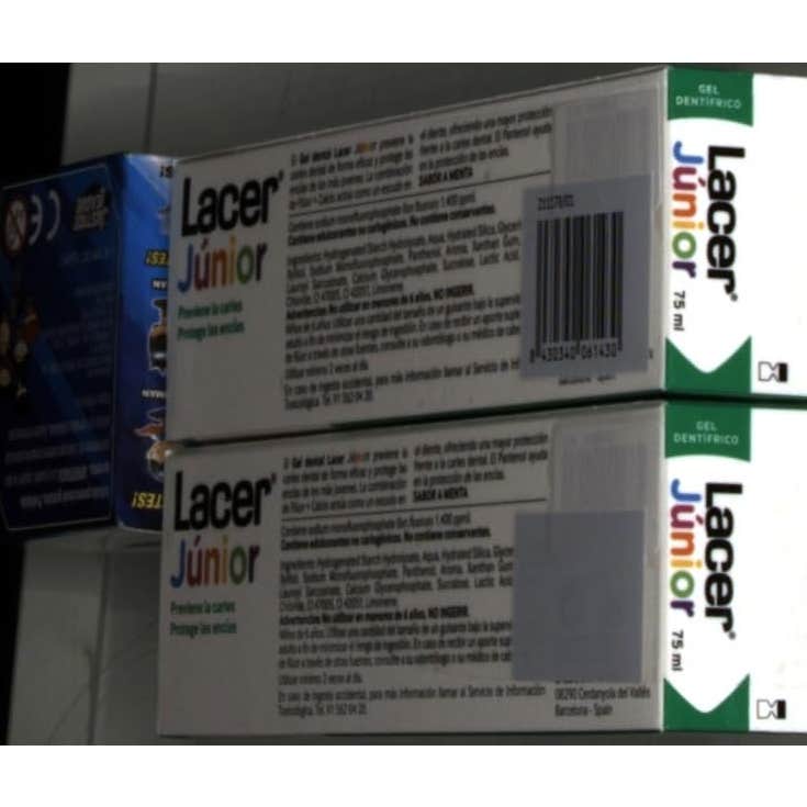 Lacer Júnior Pack Gel Dental Menta 2x75ml + Figura Sonic