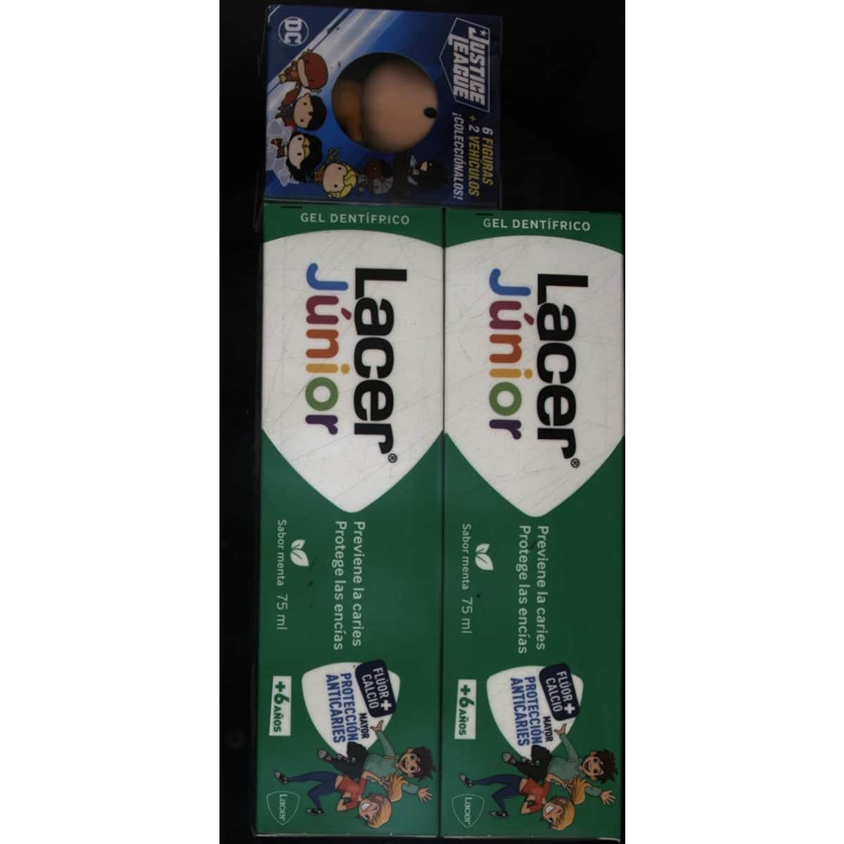 Lacer Júnior Pack Gel Dental Menta 2x75ml + Figura Sonic
