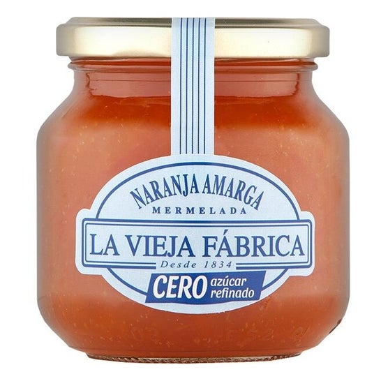 La Vieja Fábrica Mermelada Cero Azucar Refinado Naranja Amarga 290g