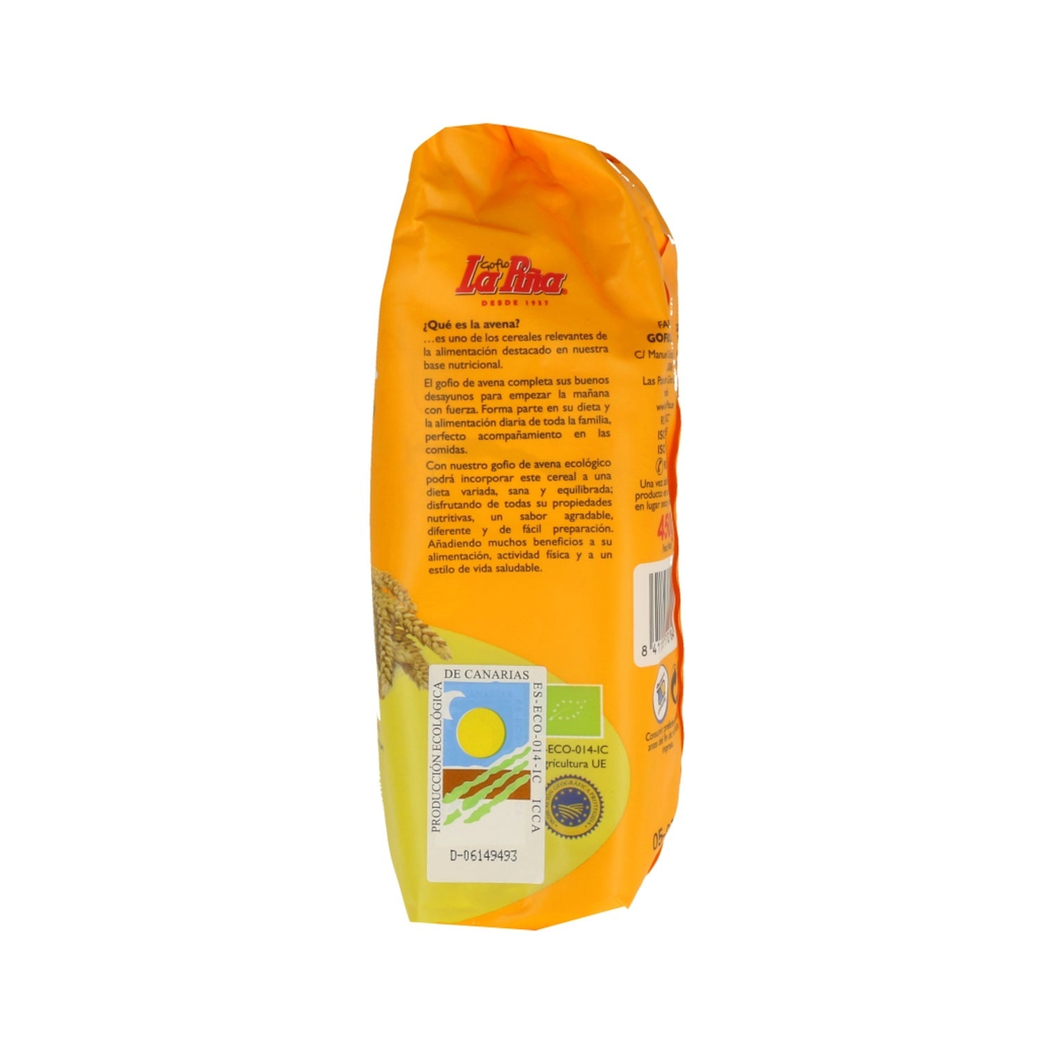La Piña Gofio Avena Bio 450g