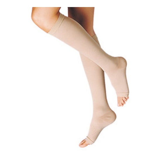 Dual Sanitaly Therapeutic Knee-High Kkl2 Open Toe Talla 5 1 Par