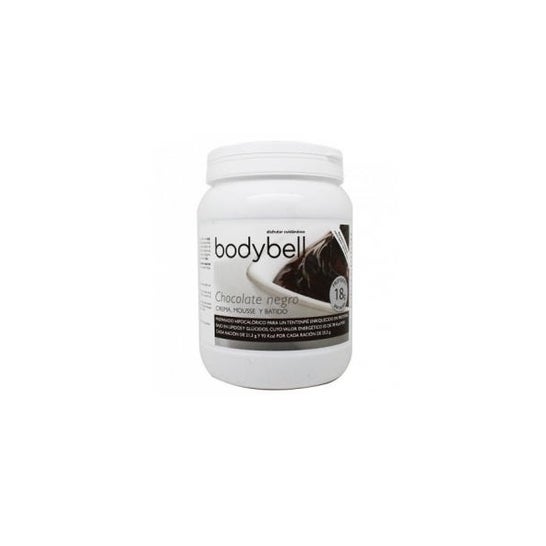 Pote de chocolate preto bodybell