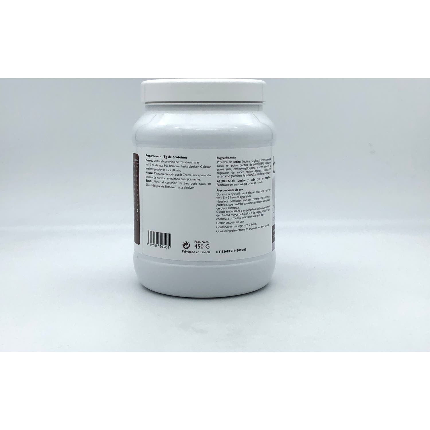 Pote de chocolate preto bodybell