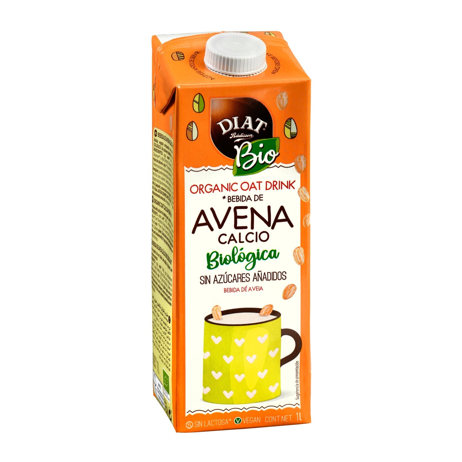 Diet-Radisson Bebida Veg Avena Calcio Bio 1 L